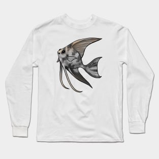 Fish - Angelfish - Marbled Long Sleeve T-Shirt